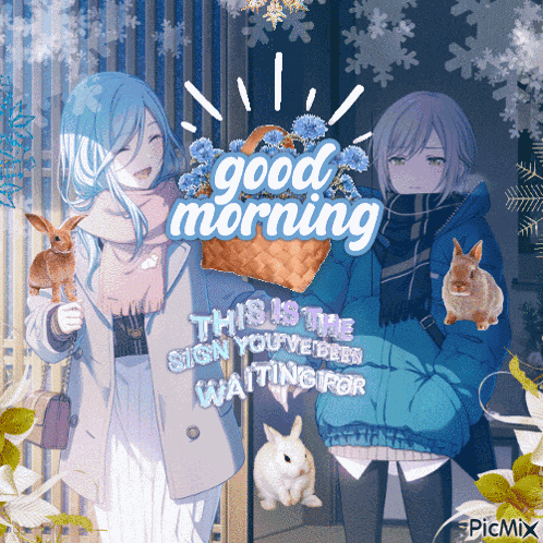 Good Morning Shizuku Hinomori GIF