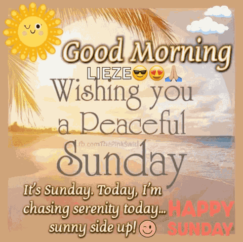 Good Morning Sunday Peaceful GIF