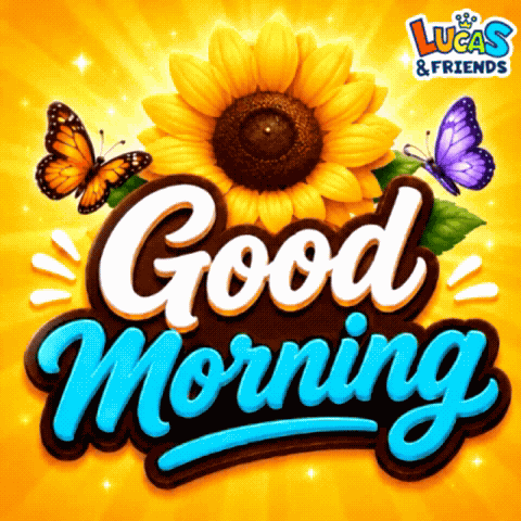 Good Morning Sunflower GIF