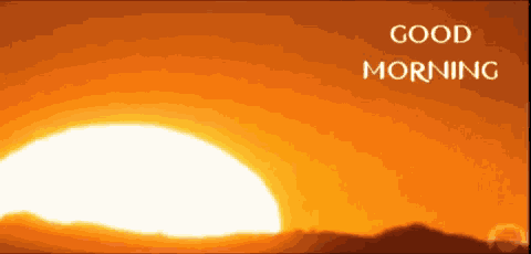 Good Morning Sunrise GIF