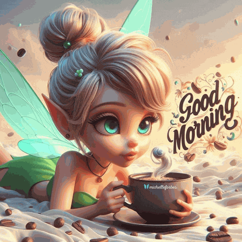 Good Morning Tinkerbell Meme