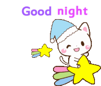 Good Night Sticker