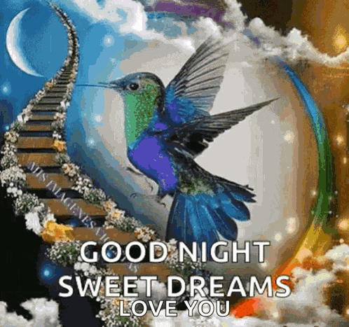 Good Night Flowers GIF