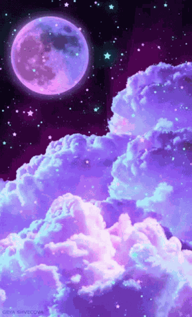 Good Night Full Moon GIF