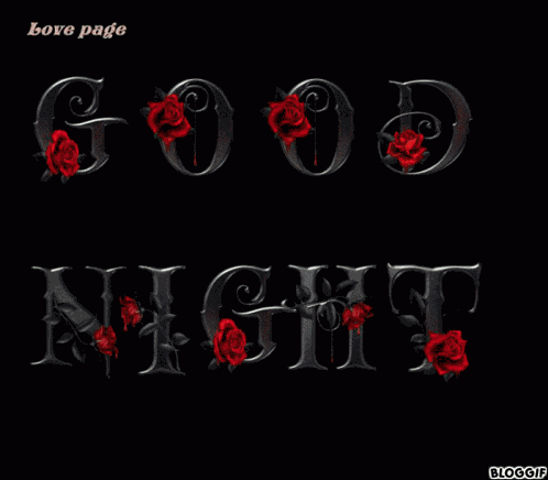 Good Night Gothic GIF