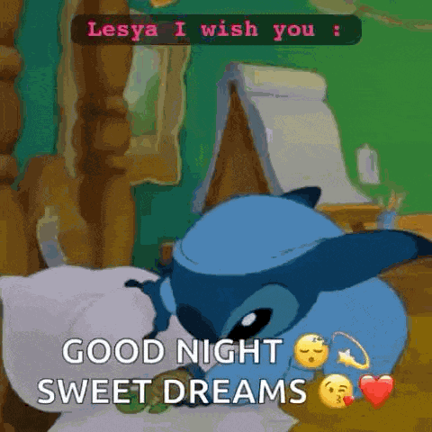 Good Night Lesya Stitch Lesya Night GIF