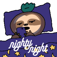 Good Night Nighty Night Sticker