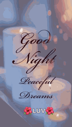 Good Night Peaceful Dreams GIF