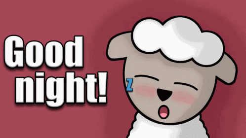 Good Night Sheep GIF