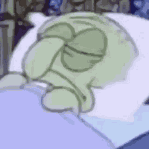 Good Night Squidward GIF