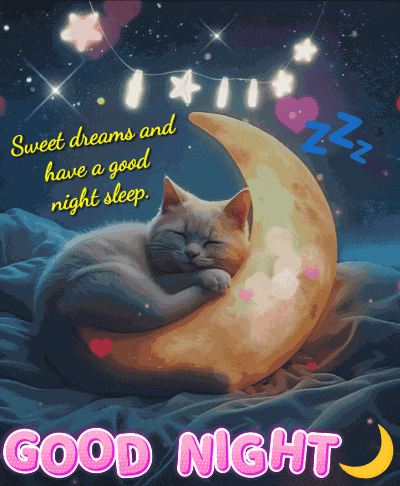 Good Night Sweet Dreams GIF