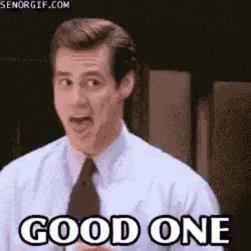Good One Nods GIF