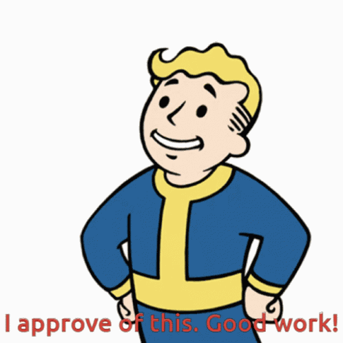 Good Work Approved GIF