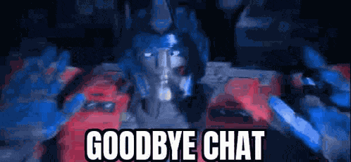 Goodbye Chat Optimus Prime GIF