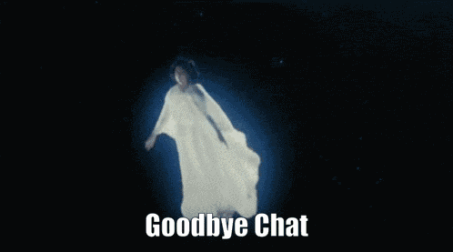 Goodbye Chat Slushwave GIF