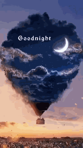 Goodnight Balloon GIF