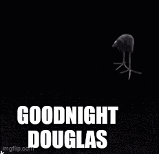 Goodnight Douglas Digdug GIF