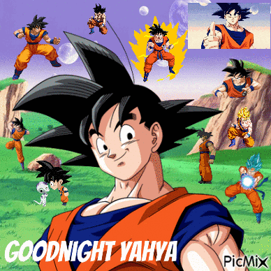Goodnight Yahya Goku GIF