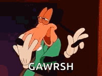 Goofy Shy GIF