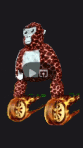 Gorilla On Wheels Gtag On Wheels GIF
