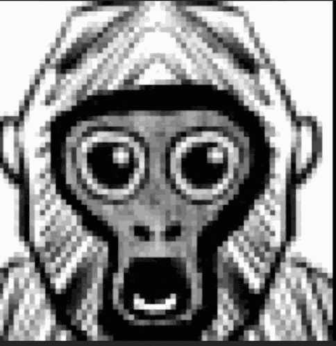 Gorilla Tag Horror Face Clouds Gorilla Horror Meme