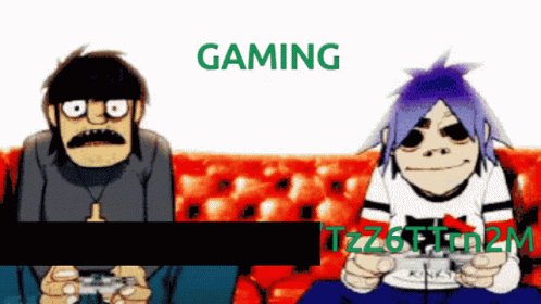 Gorillaz Gaming GIF