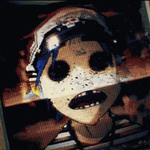 Gorillaz Glitch GIF