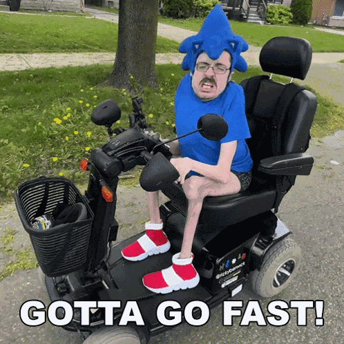 Gotta Go Fast Ricky Berwick GIF