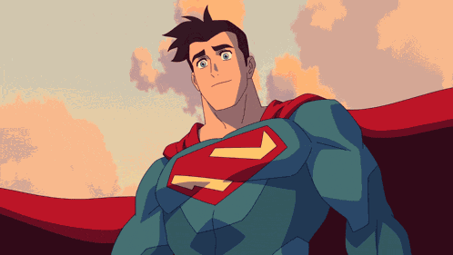 Gotta Go Superman GIF