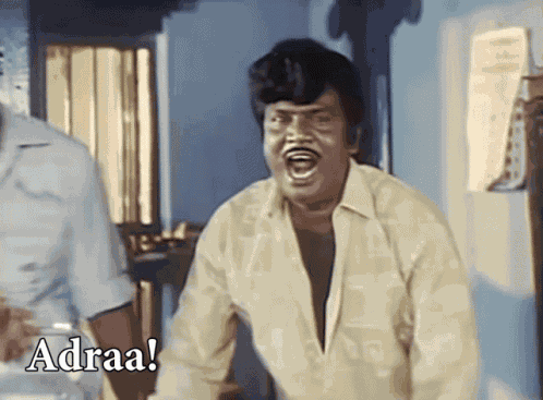 Goundamani Adrasakka GIF
