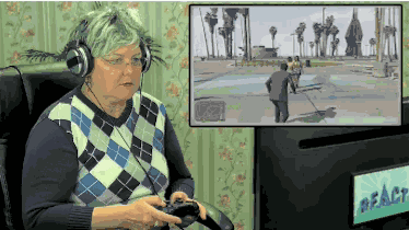 Grandma Gaming Old Gamer GIF