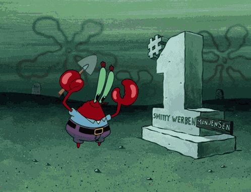 Grave Mr Krabs GIF