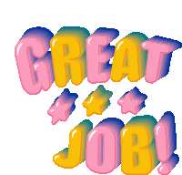 Great Job Way To Go Sticker