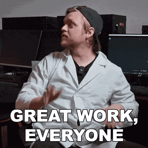 Great Work Everyone Corridor Crew GIF