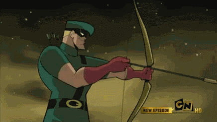 Green Arrow Bow GIF