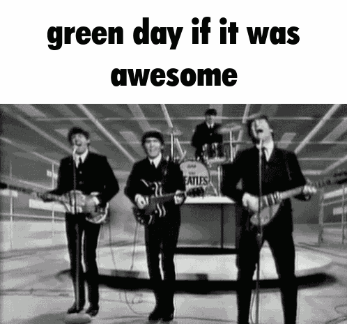 Green Day The Beatles GIF