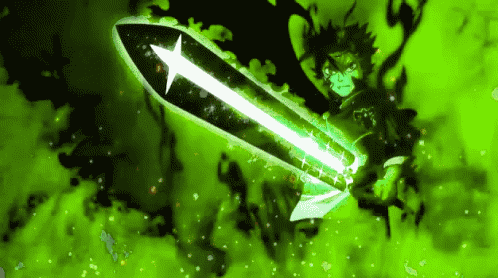 Green Flame Anime GIF