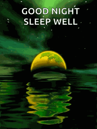 Green Moon GIF