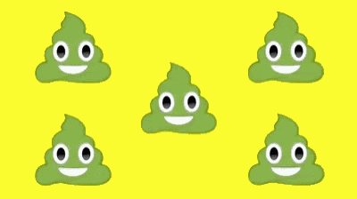 Green Poop Happy GIF