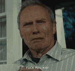 Grimace Clint Eastwood GIF