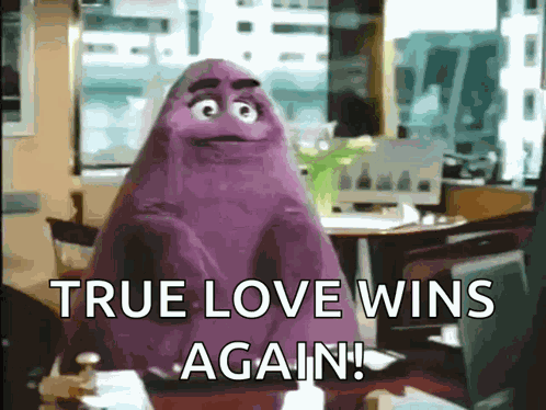 Grimace Mcdonalds GIF