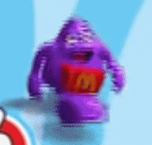 Grimace Mcdonalds GIF
