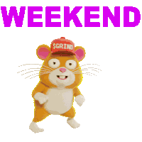 Grind Funny Hamster Sticker