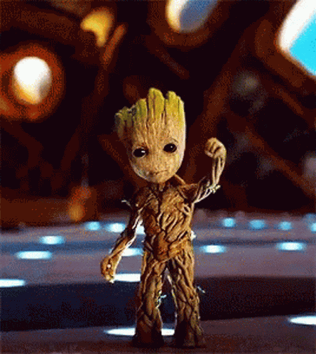 Groot Hi GIF