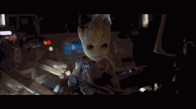 Groot Puke GIF