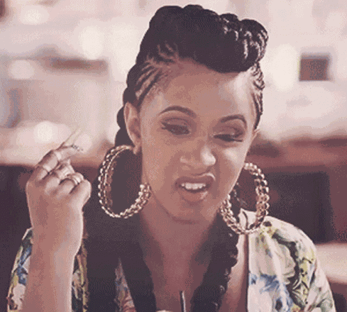 Gross Cardi B GIF