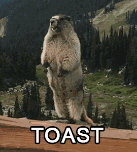 Groundhog Toast GIF