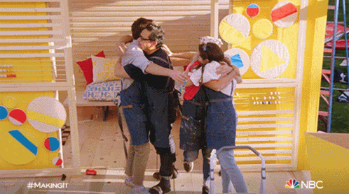Group Hug Making It GIF