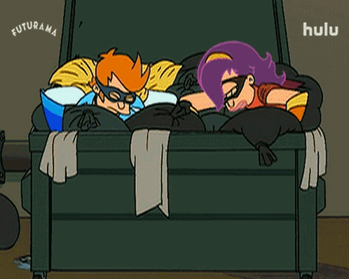 Group Pose Philip J Fry GIF