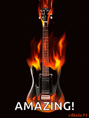 Guitar Fire GIF